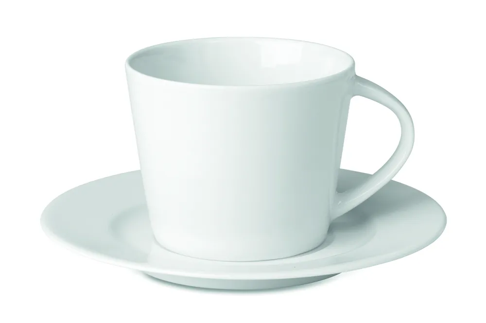 Paris · Cappuccino kop en schotel – Wit