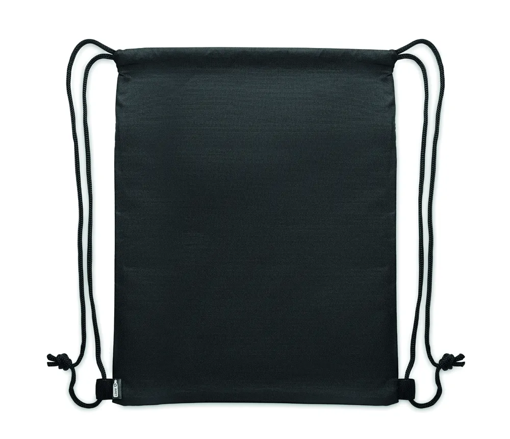 Bangkok Bag · Trekkoordtas van 600D RPET – Steengrijs