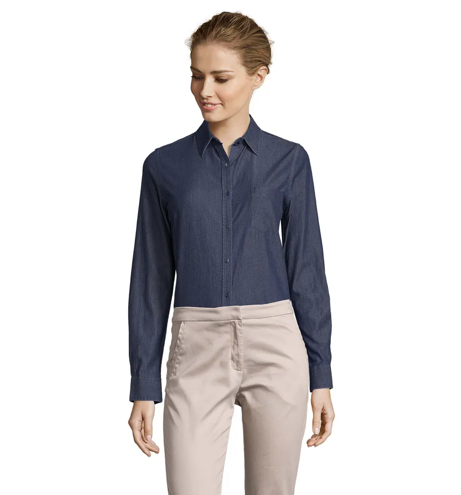 Barry Women Denim Shirt – Brut denim