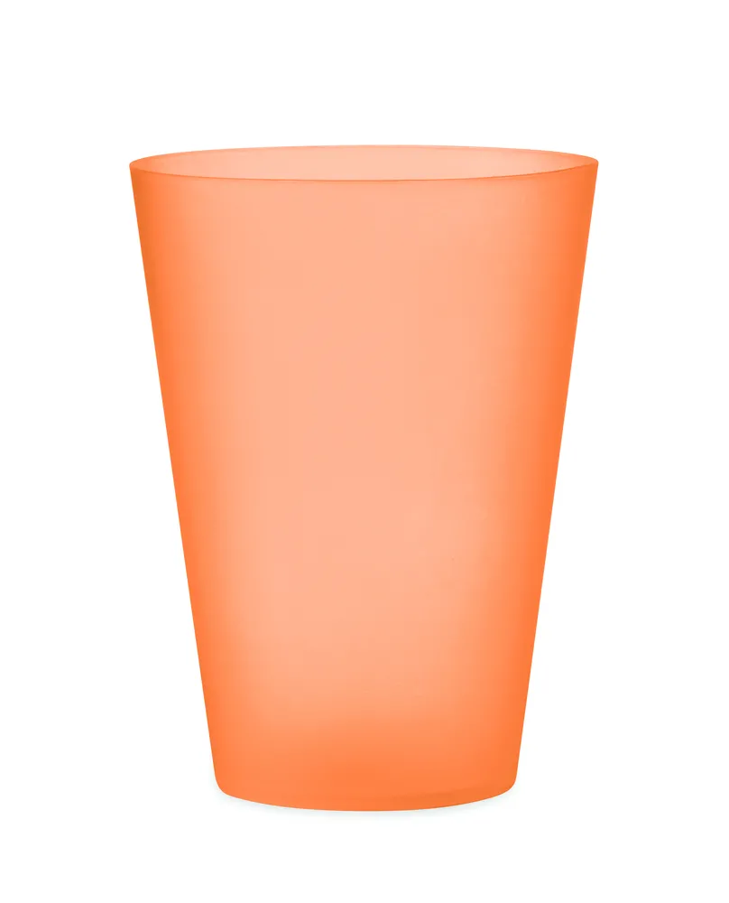Festa · Herbruikbare event beker 300ml – Transparant oranje