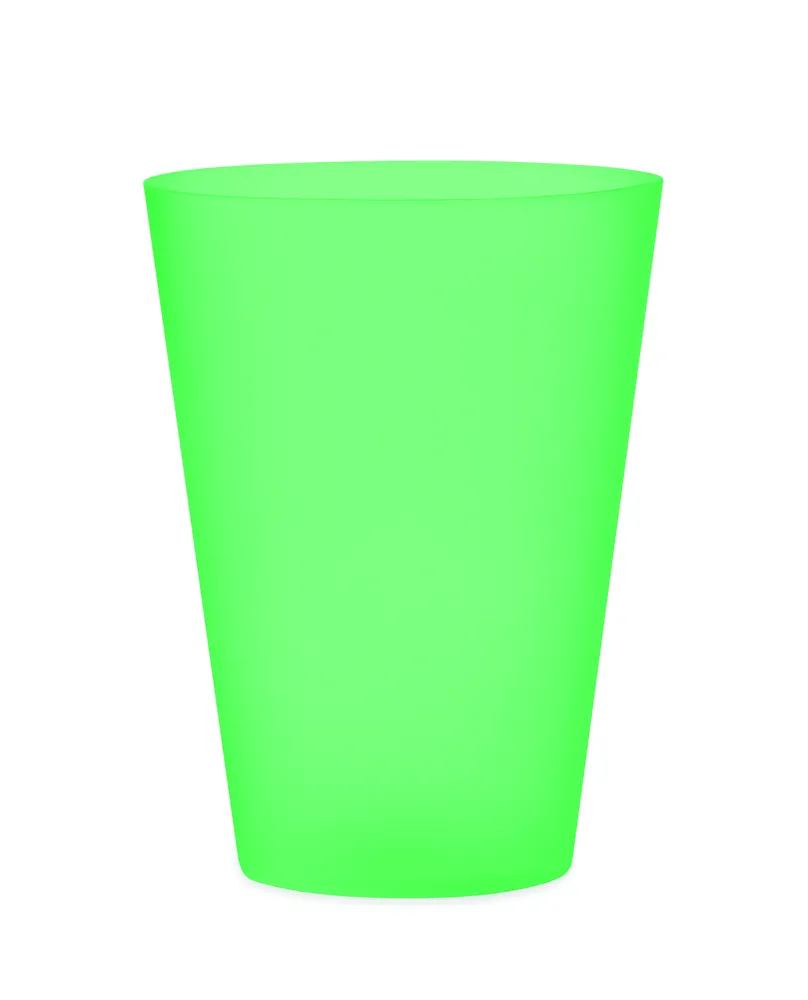 Festa · Herbruikbare event beker 300ml – Transparant groen