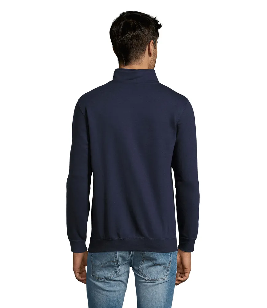 Stan Sweater met Rits 260 – Franse marine