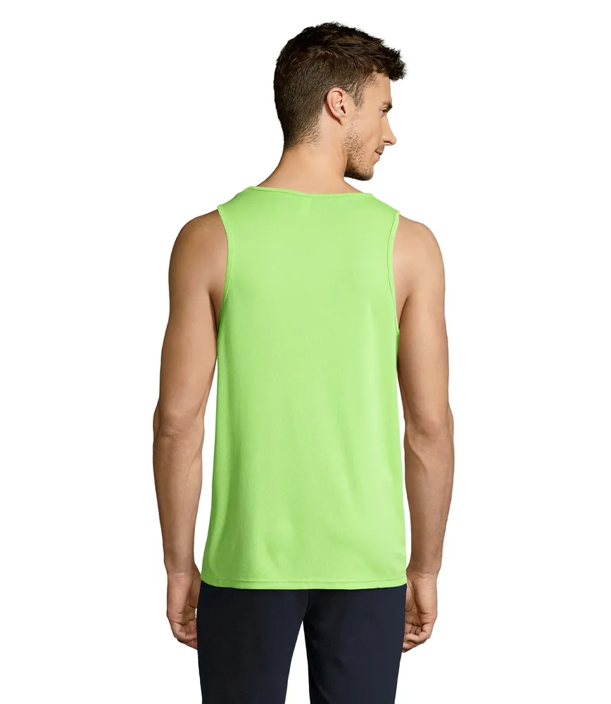 Sporty Tt Men Tank Top – Apple green