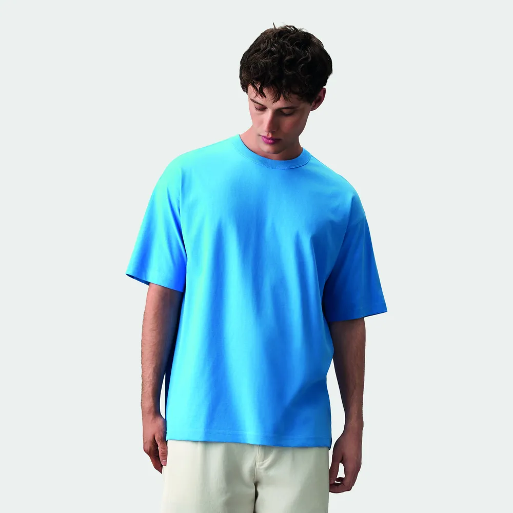Boxy Men · Boxy Oversize T-shirt Heren – Azure