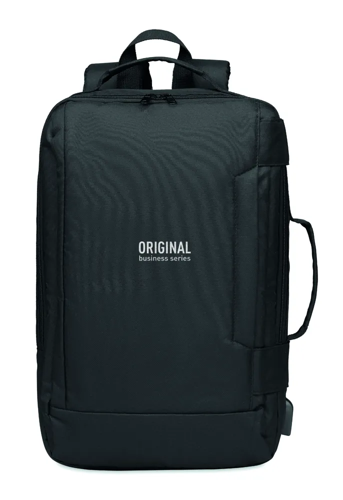 Singapore · 300D RPET laptop rugzak – Zwart