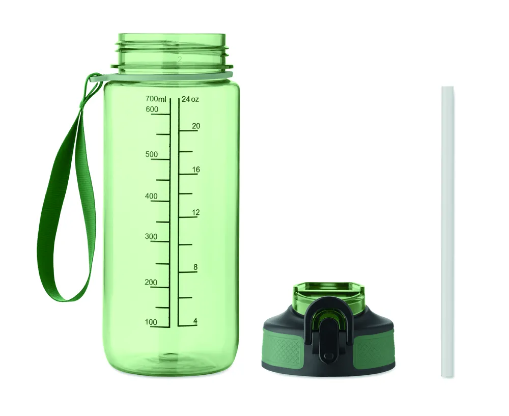 Enkel · Sportdrinkfles 700ml – Transparant groen