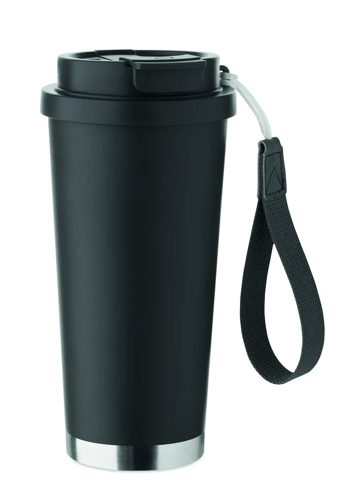 Topaz Large · Dubbelwandige beker 500ml – Zwart