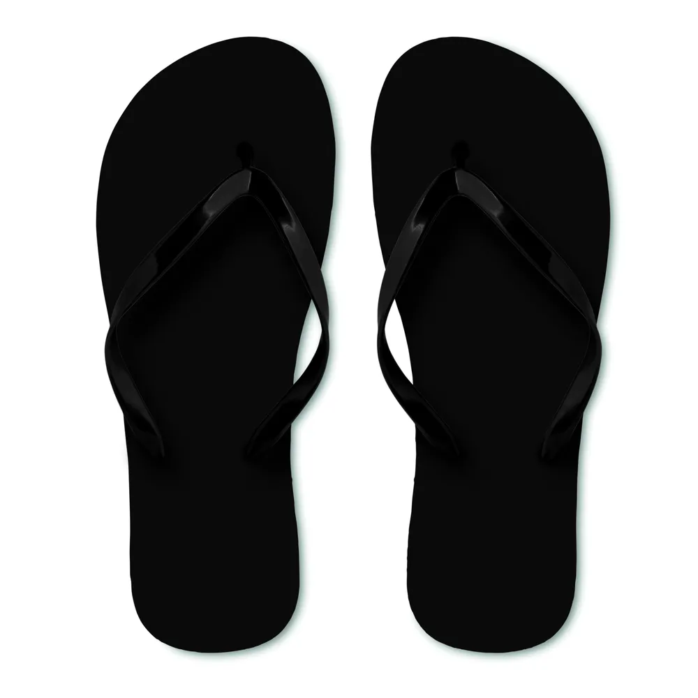 Honolulu · Pe slippers L – Zwart