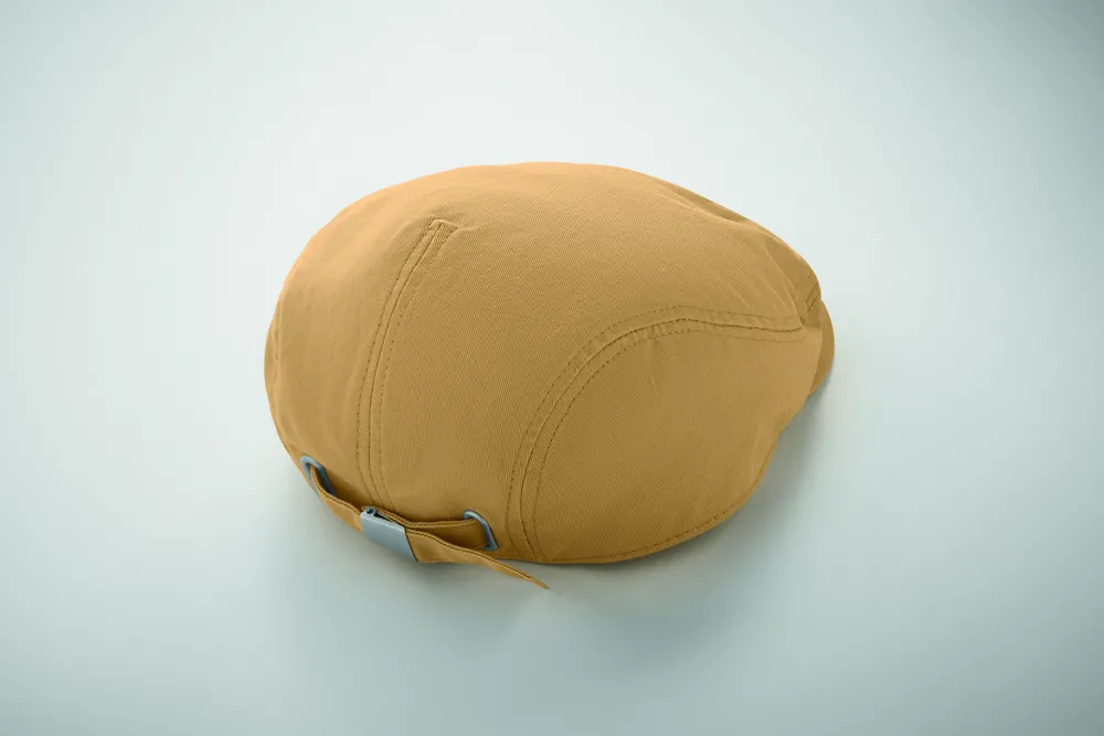 Flat Peak · Newsboy platte pet 235g/m² – Khaki