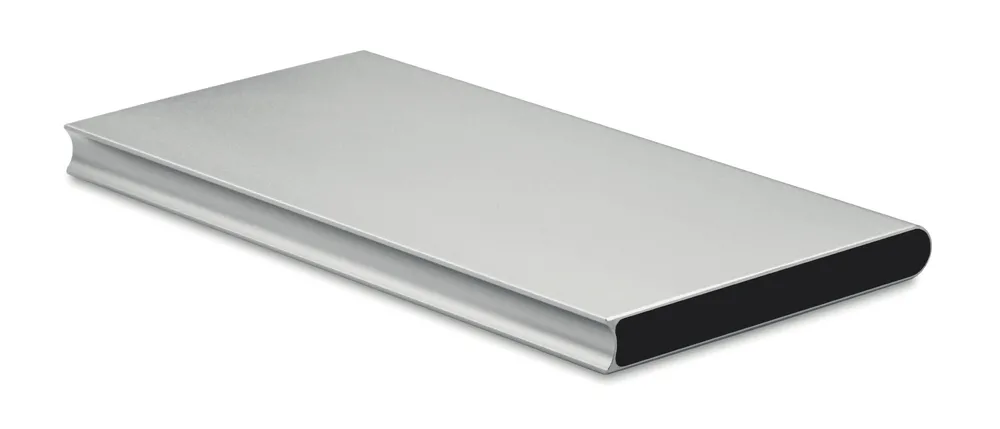 Solar Powerflat · PowerBank 8000 mAh – Mat zilver