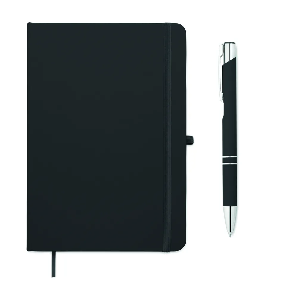 Arcopen · A5 notitieboek set PU – Zwart