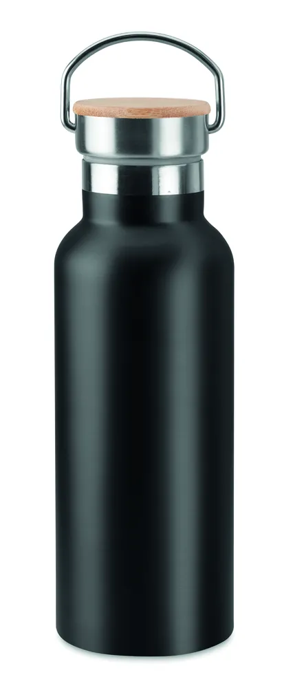 Helsinki · Dubbelwandige fles 500ml – Zwart
