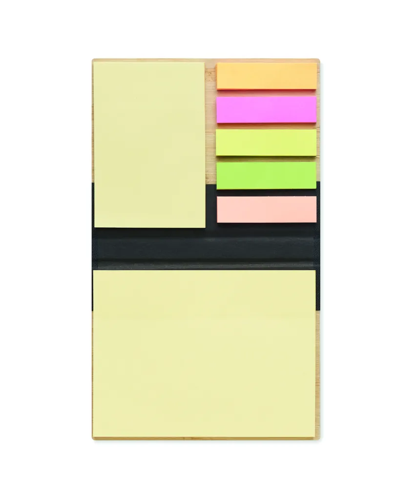 Visionbam · Bamboe sticky notes set – Zwart