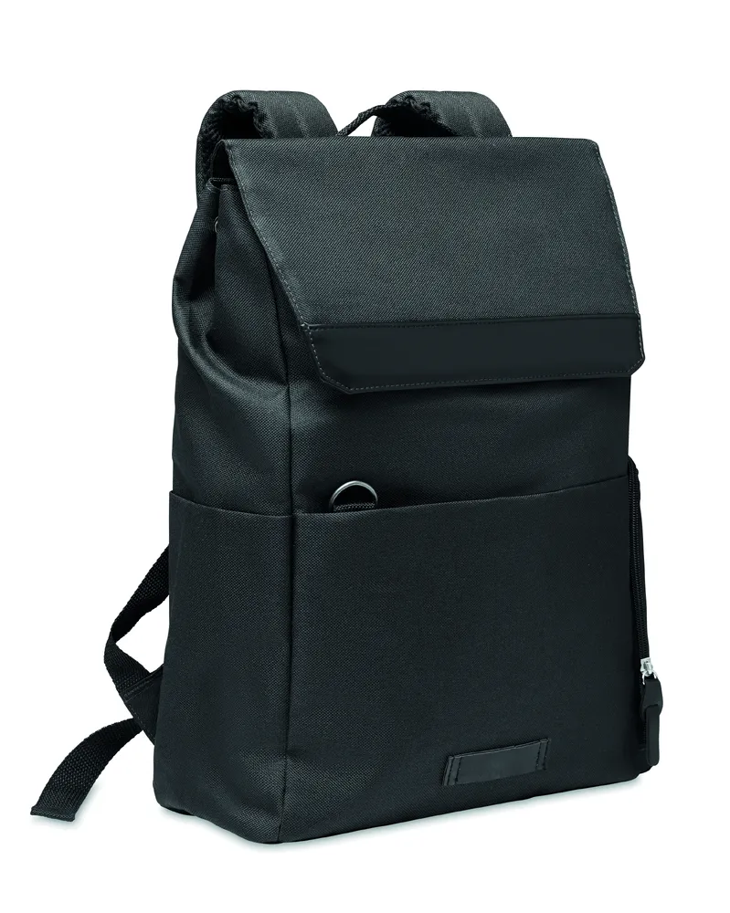 Daegu Lap · 600D RPET laptop rugzak – Zwart