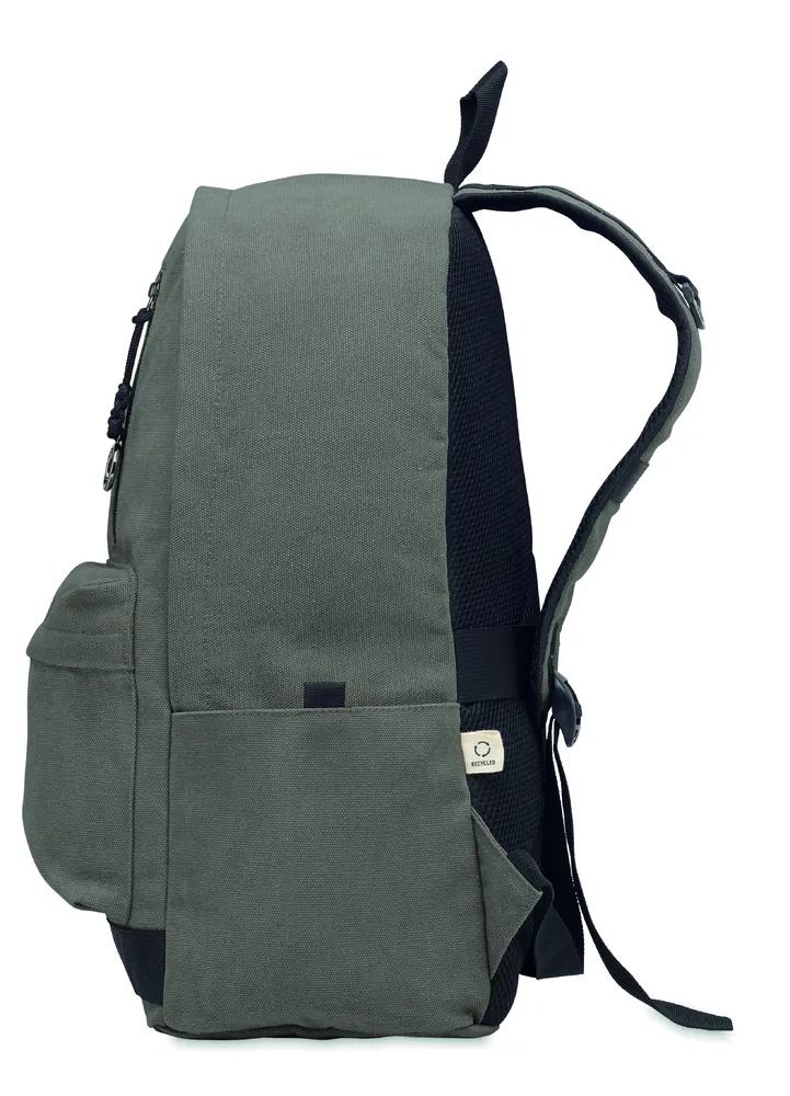 Leirur · 15 inch laptop rugzak – Steengrijs