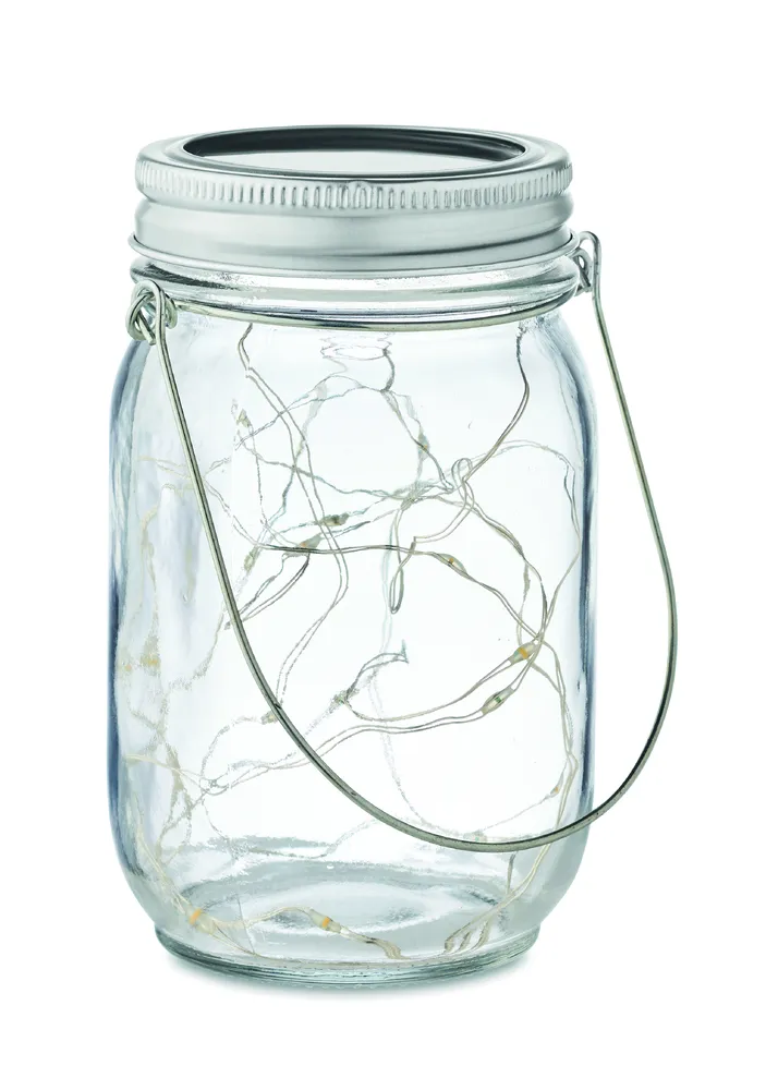 Pot Lamp · Mason jar solar buitenlamp – Transparant