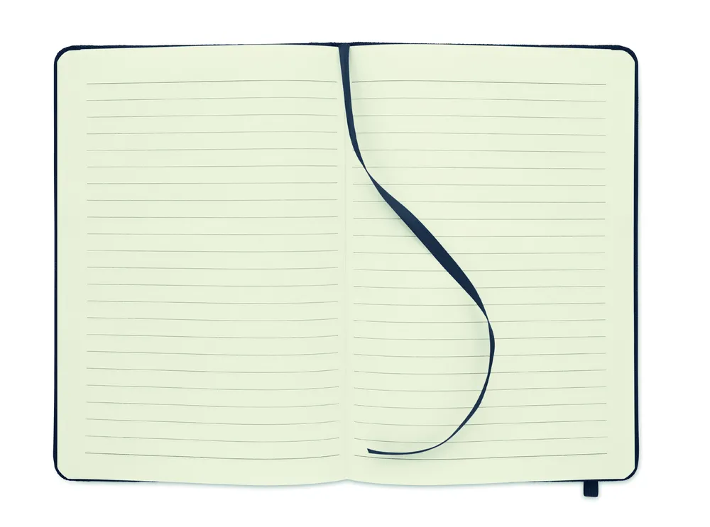 Note RPET · A5 notitieboek met RPET omslag – Marineblauw