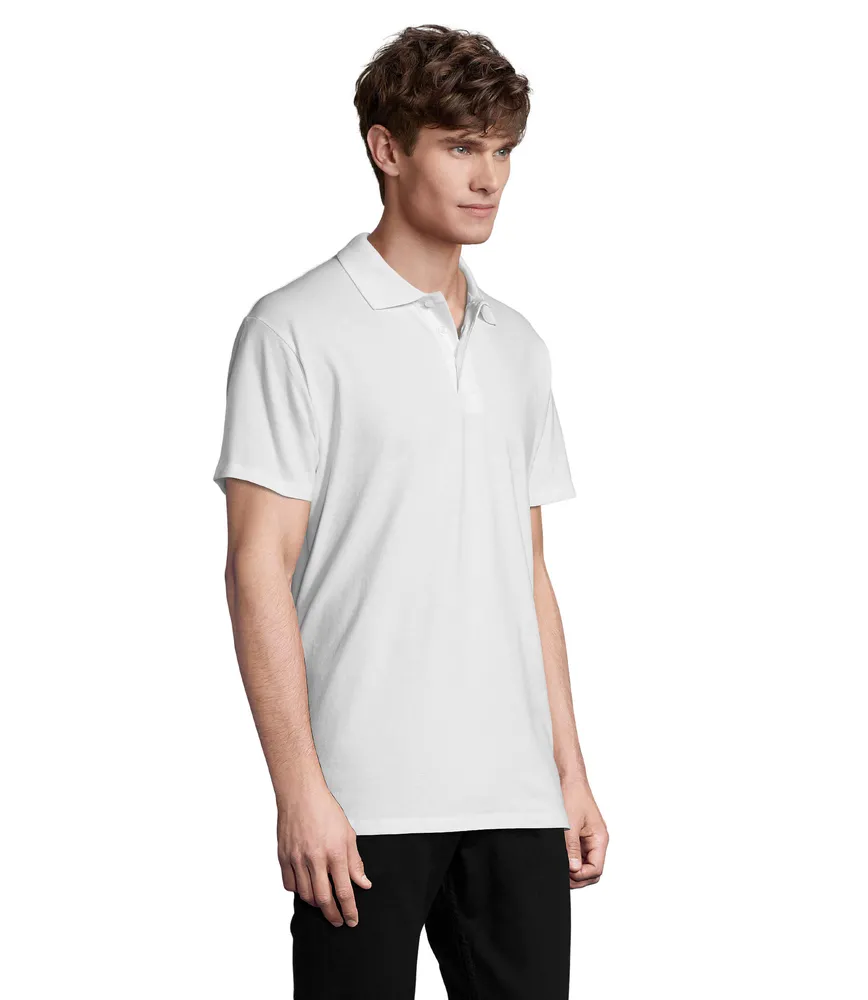 Spring Ii Heren Polo 210g – Wit