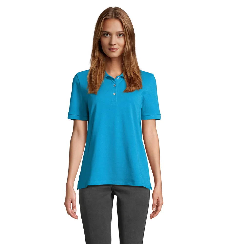 Pacific Women · Pacific Dames Polo – Aqua