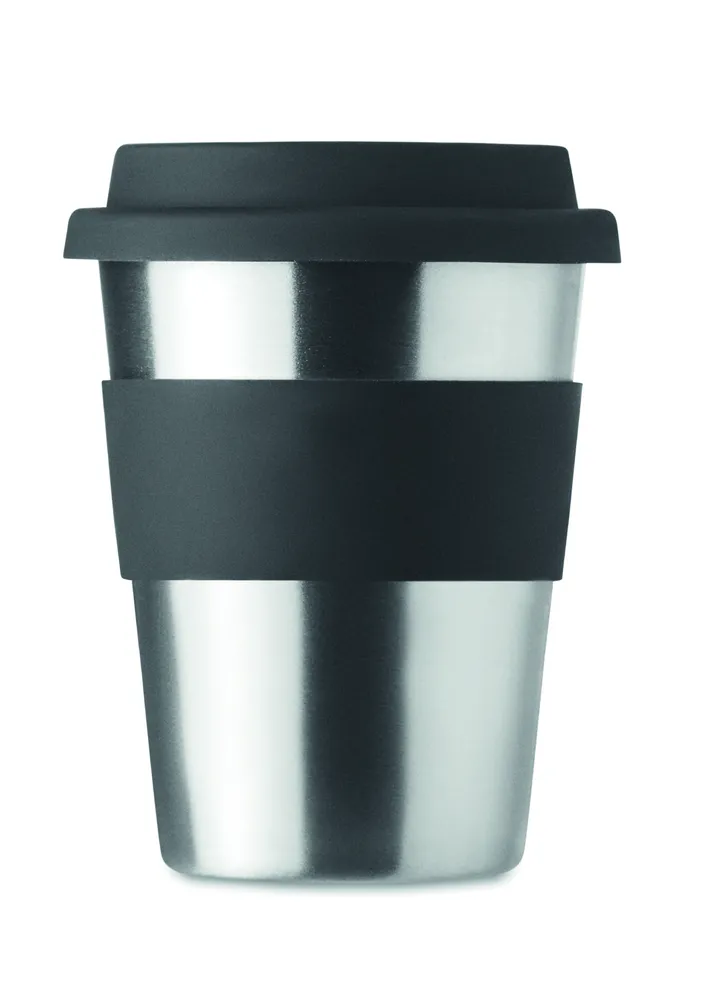 Irmug · Rvs drinkbeker 350 ml – Zwart