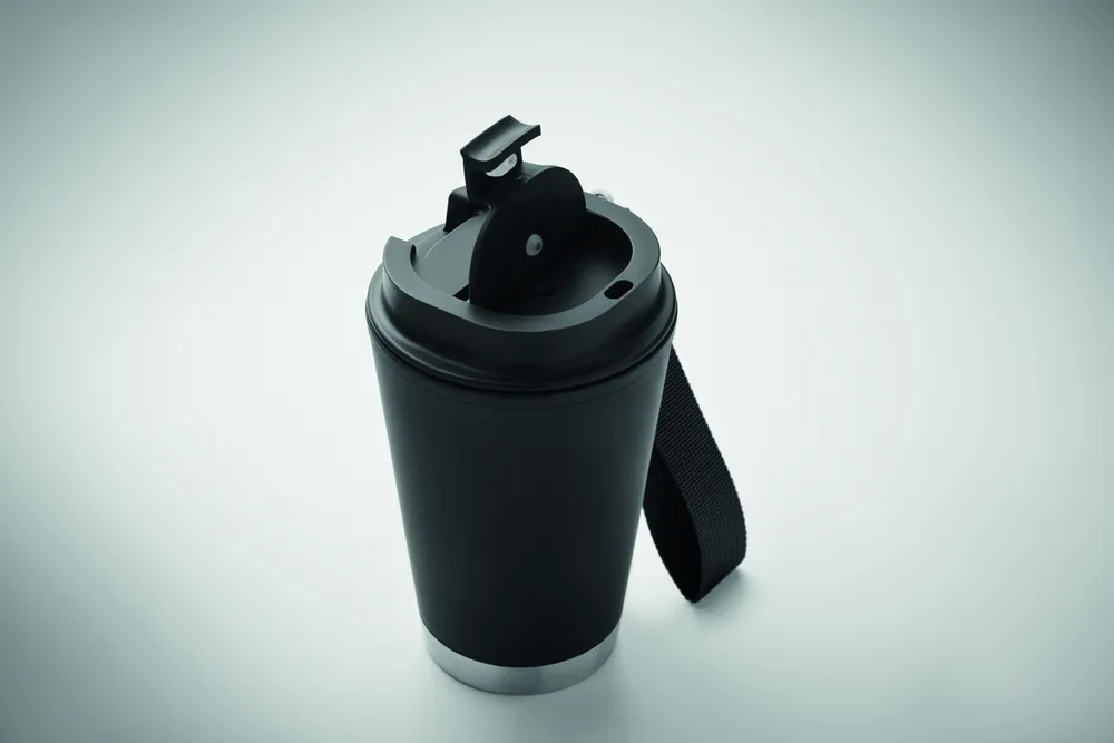 Topiz · Dubbelwandige beker 300ml – Zwart