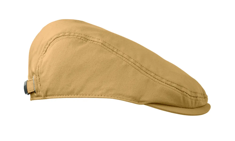 Flat Peak · Newsboy platte pet 235g/m² – Khaki