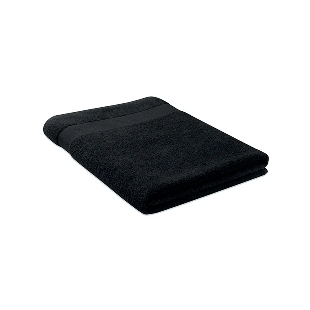 Merry · Handdoek organisch 180x100 – Zwart