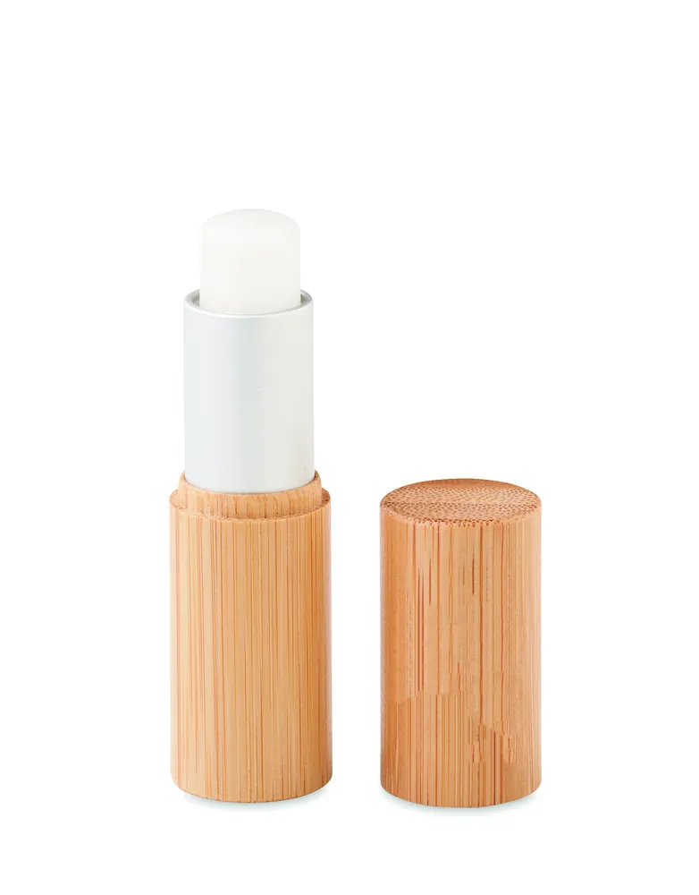 Gloss Lux · Lippenbalsem in bamboe tube – Hout