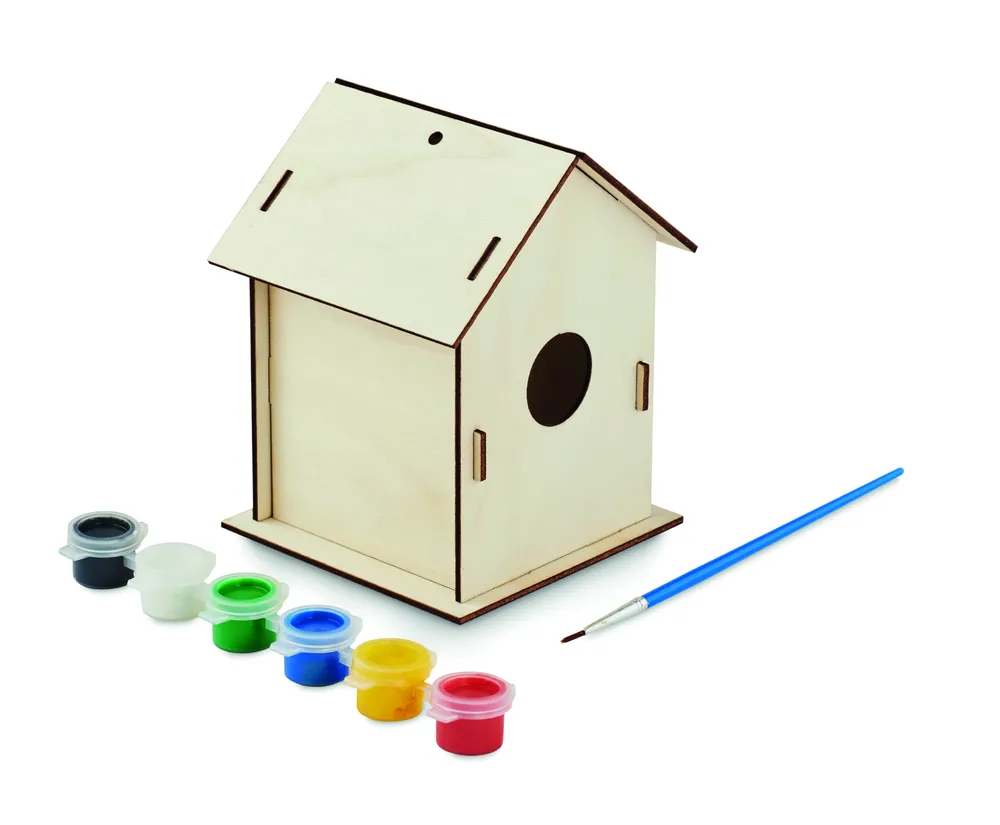 Painthouse · Diy houten vogelhuisje – Hout
