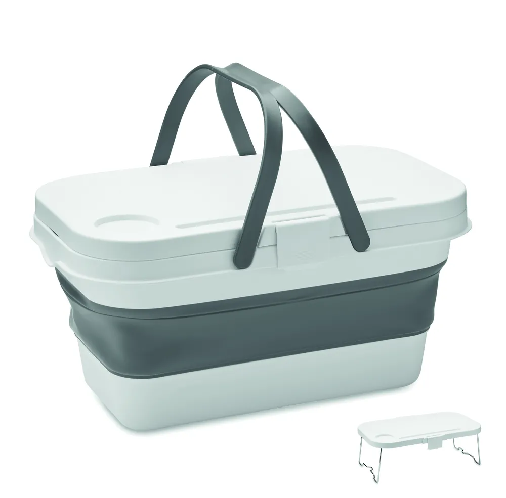 Cesta · Opvouwbare picknickmand – Wit