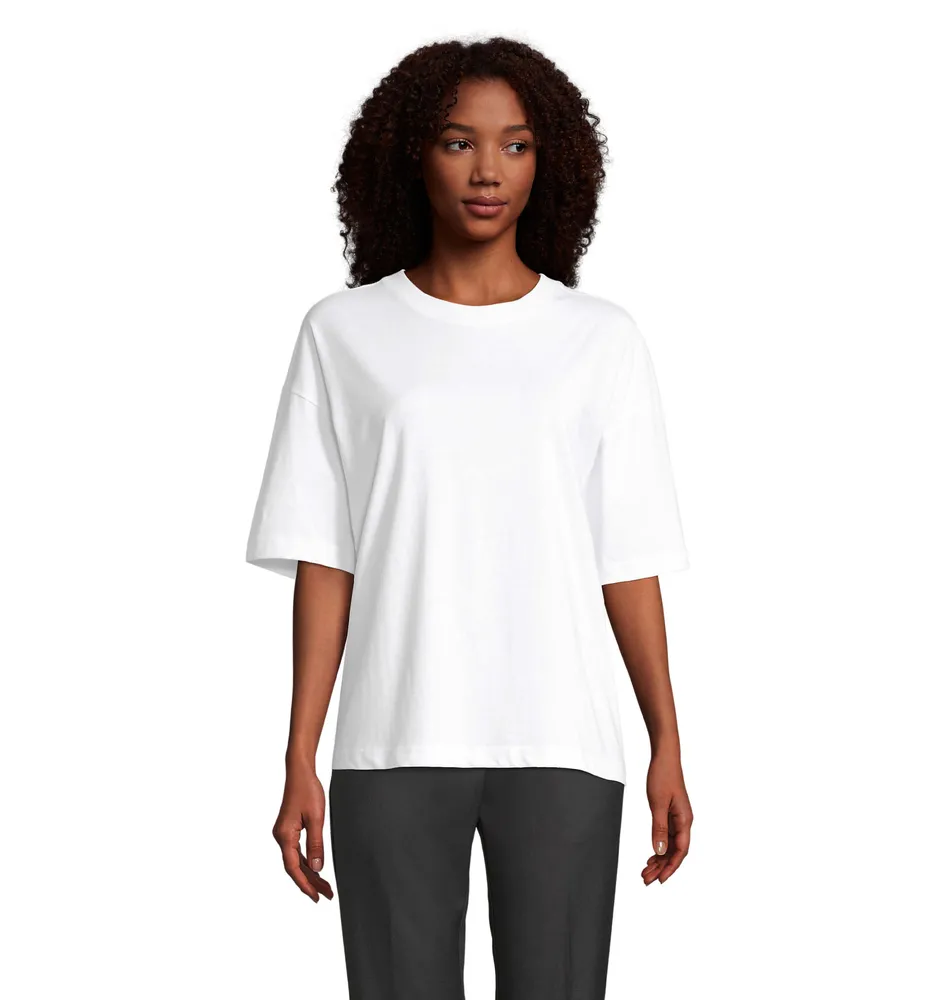 Boxy Women · Boxy Oversize T-shirt Dames – Wit