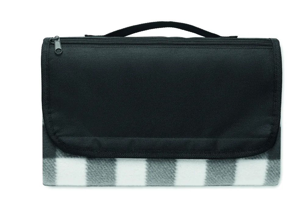 Caly · RPET fleece deken 150 gr/m² – Zwart