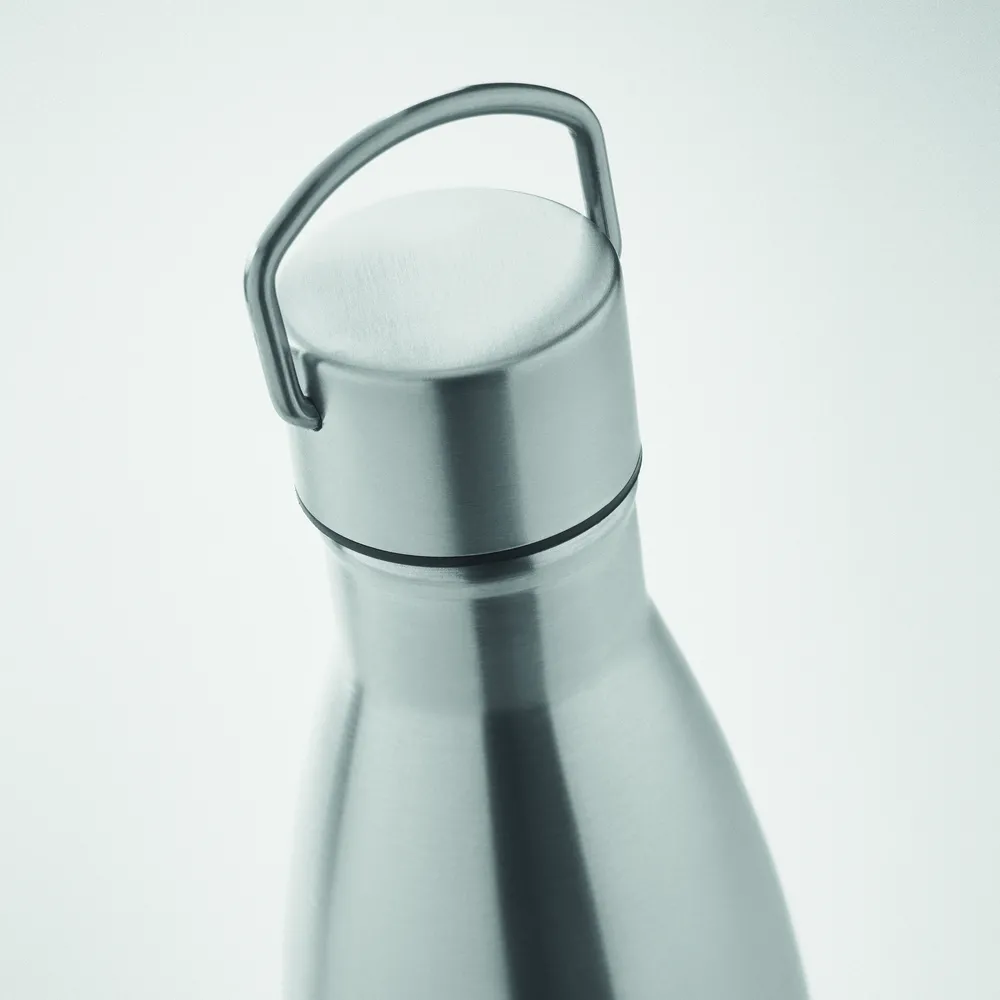 Manoa · Dubbelwandige fles 500 ml – Mat zilver