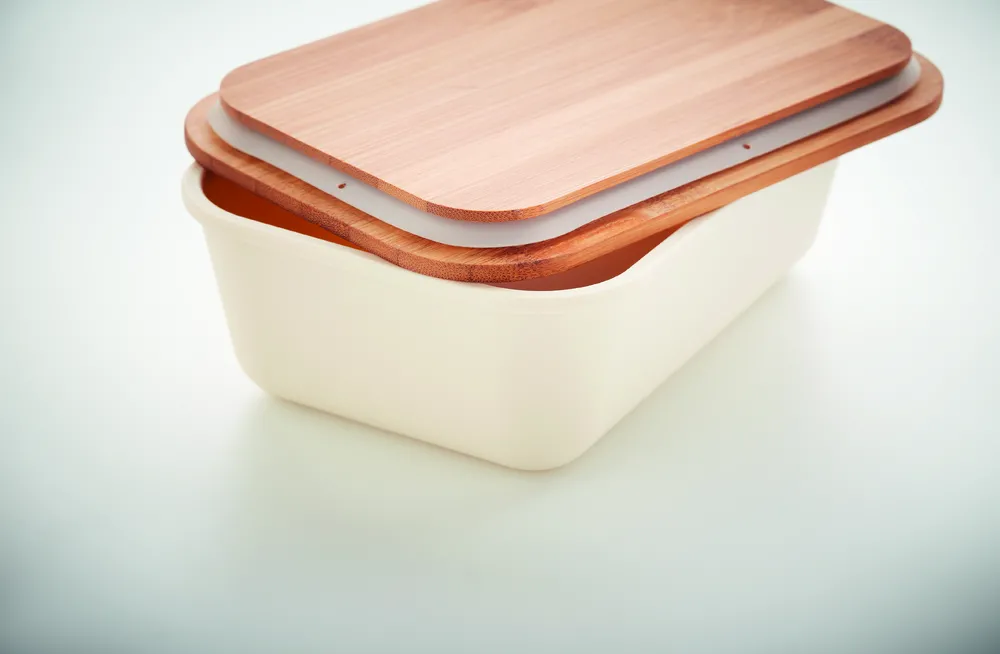 Thursday · Lunchbox Pp bamboe deksel 1L – Beige
