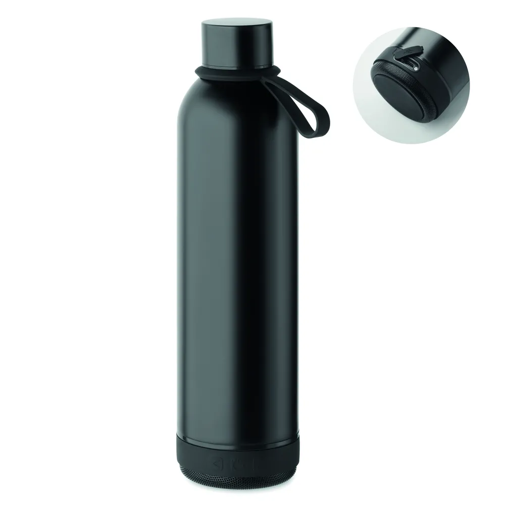 Musey · Dubbelwandige fles 500ml – Zwart