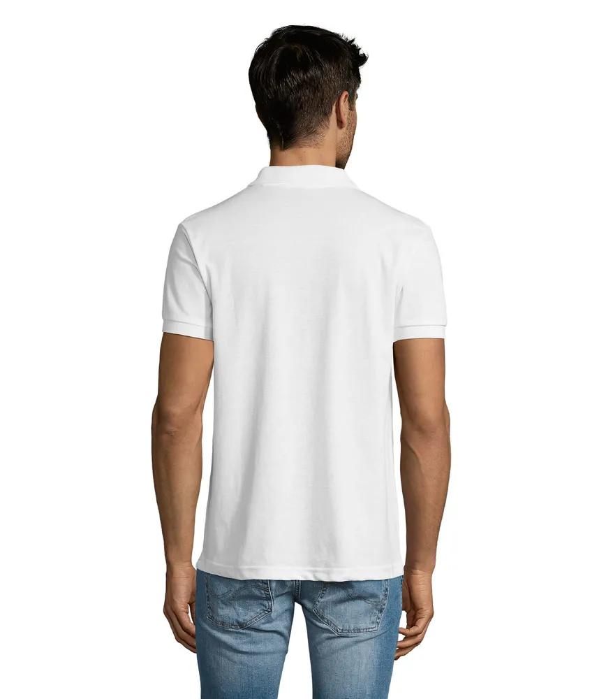 Prime Men · Prime heren polo 200g – Wit