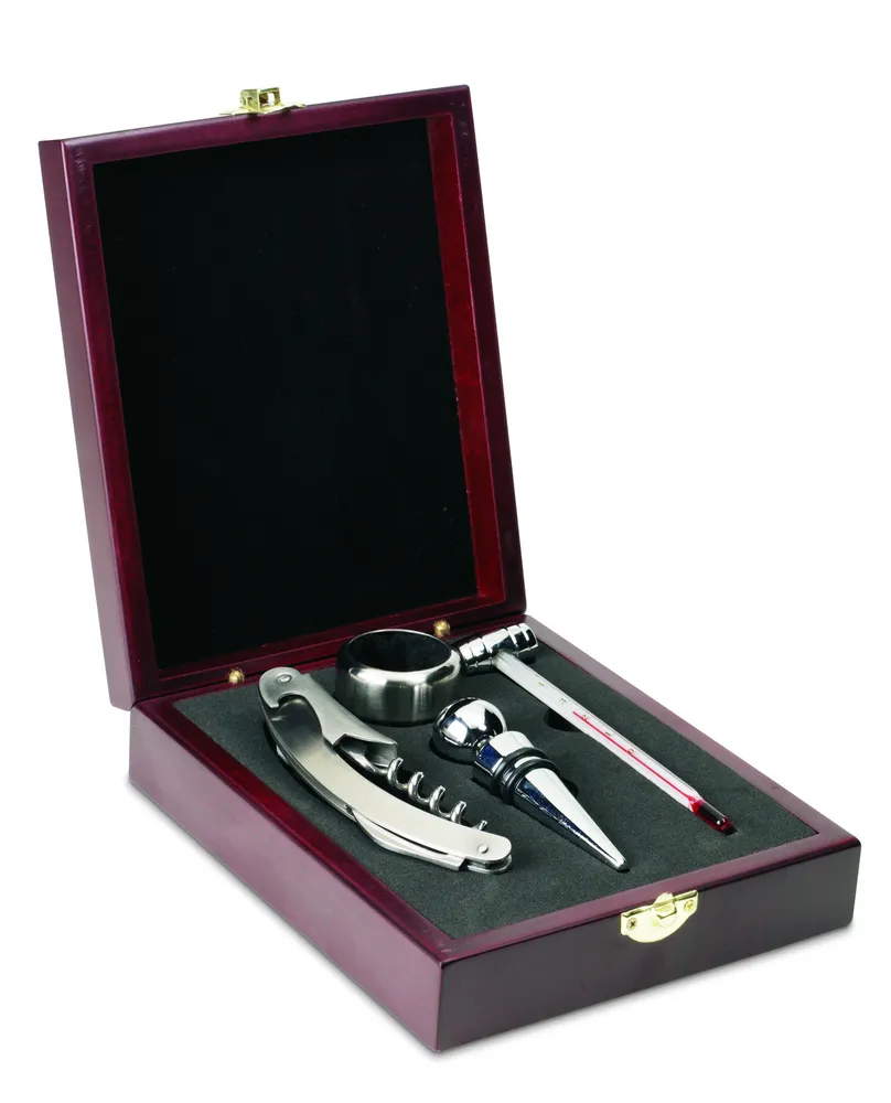 Premium · Elegante wijnset – Zilver