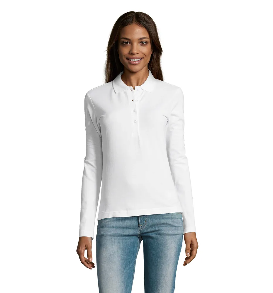Podium Women'S Polo 210 – Wit