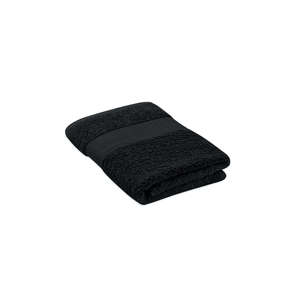 Terry · Handdoek organisch 100x50 – Zwart