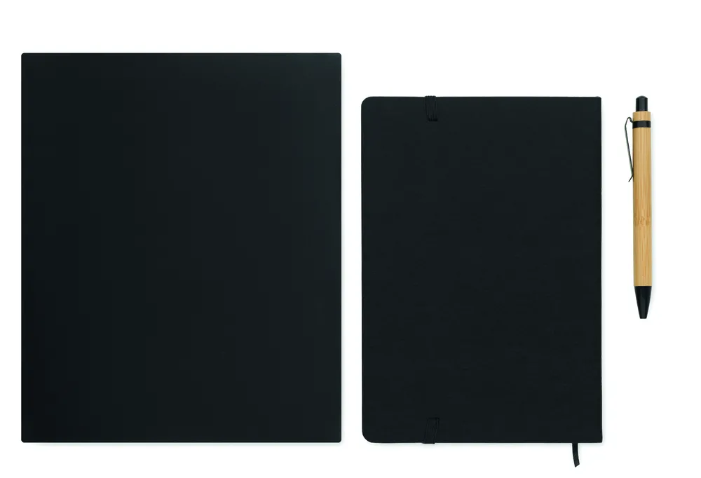 Notemix · Set notitieblok telefoonhouder – Zwart