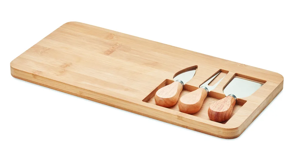 Glenavy · Bamboe kaasplank set – Hout