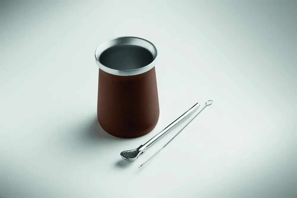 Miyerba · Yerba maté theekopje – Bruin