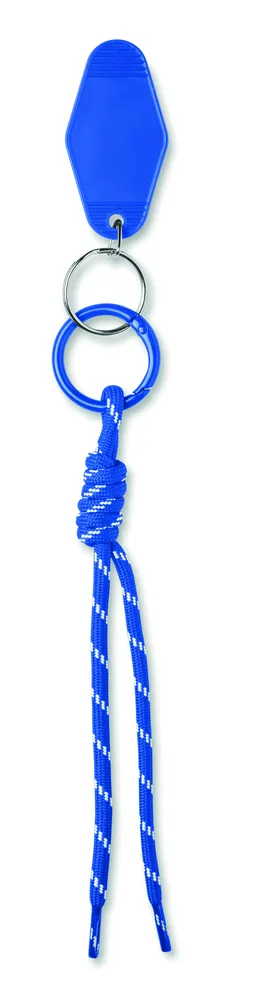 Keybraid · Sleutelhanger gevlochten touw – Royal blauw