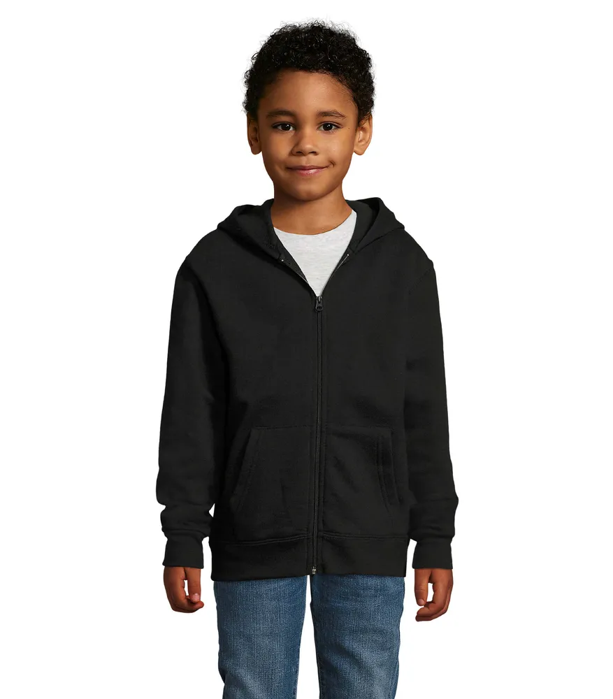 Stone Kids · Stone kinder hoodie 260g – Zwart