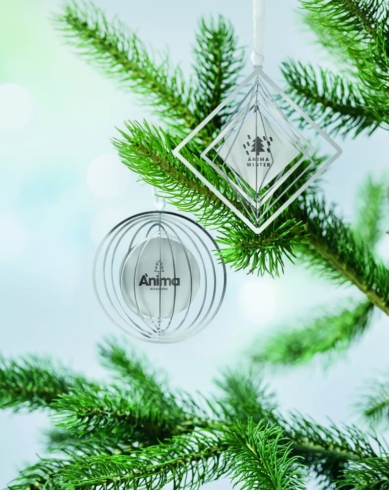 Buno · Ronde kerstdecoratie – Zilver