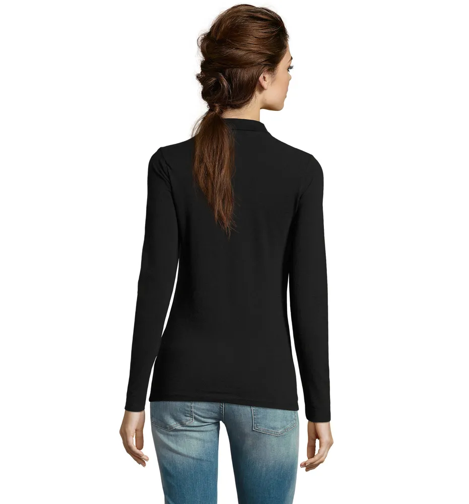 Perfect Lsl Women · Perfect Dames Lsl Polo 180 – Zwart