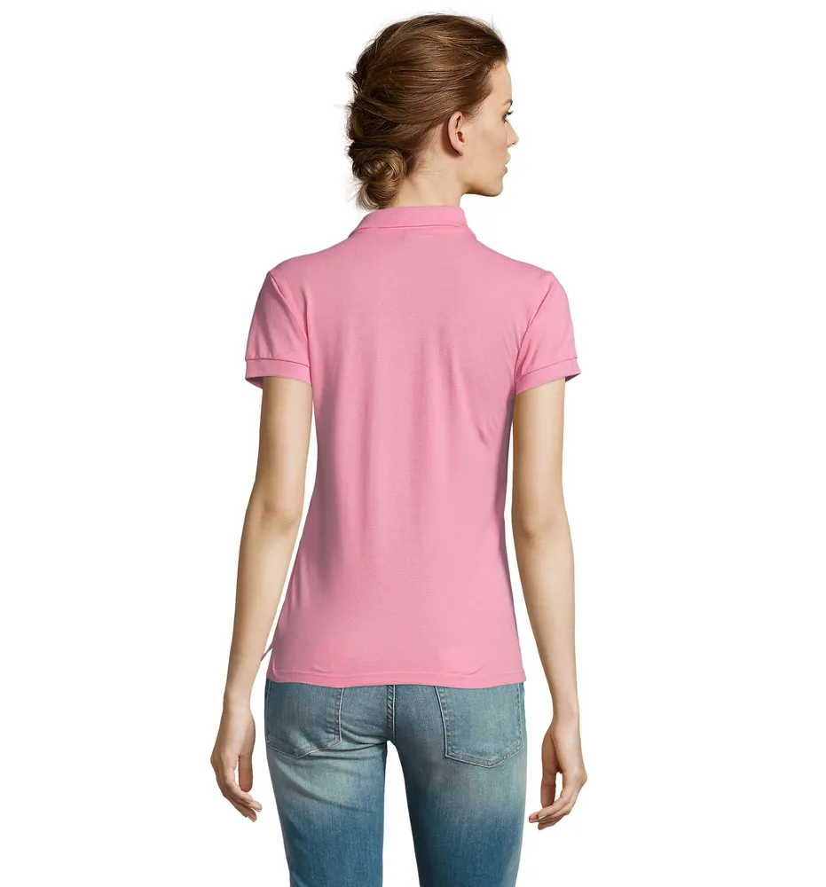 People dames polo 210g – Orchidee roze