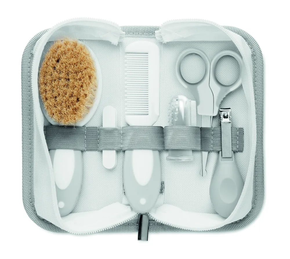 Baby · 6-delige baby verzorgingsset – Wit