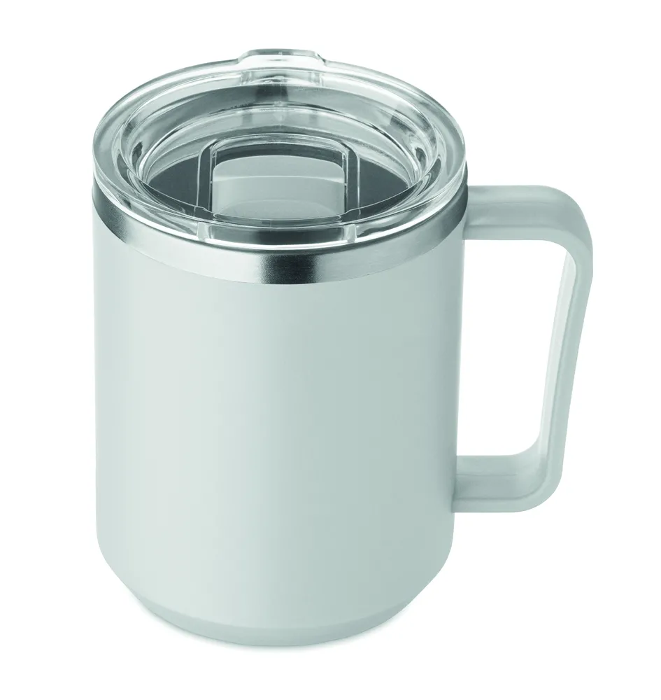 Cocoa · Dubbelwandige mok 400ml – Grijs