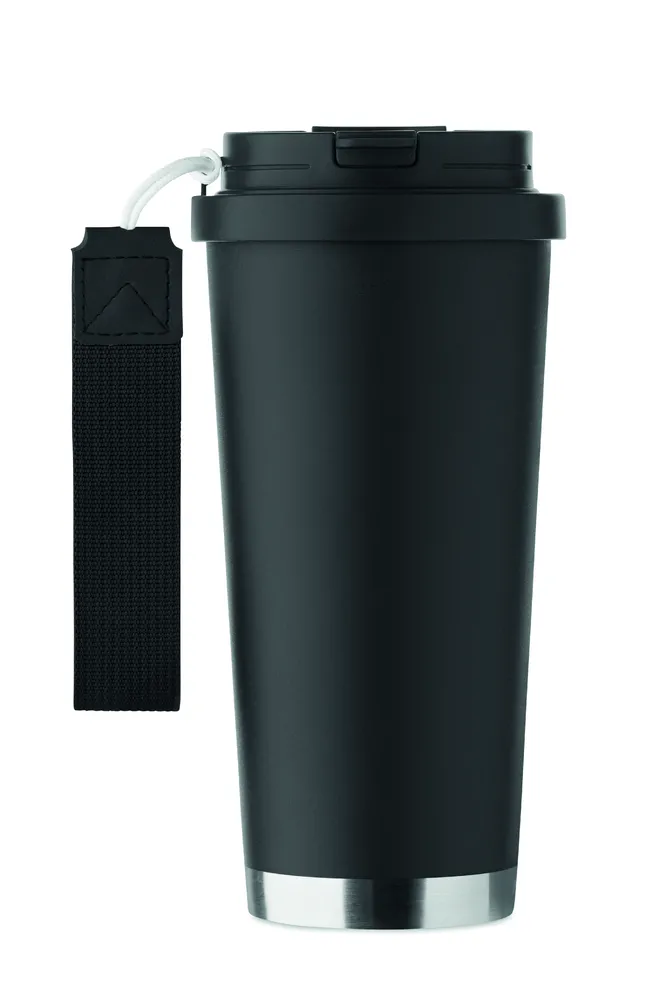 Topaz Large · Dubbelwandige beker 500ml – Zwart